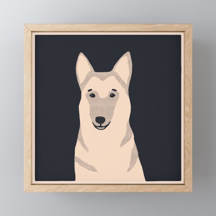 German Shepherd dog Mini Art Print Gallery Image 1