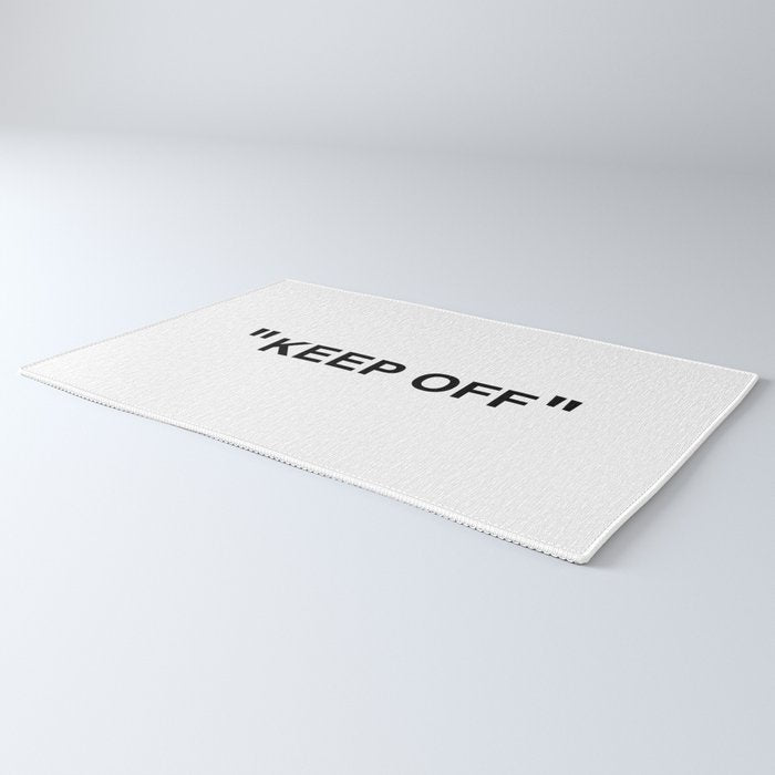 "KEEP OFF" Rug Gallery Image 3