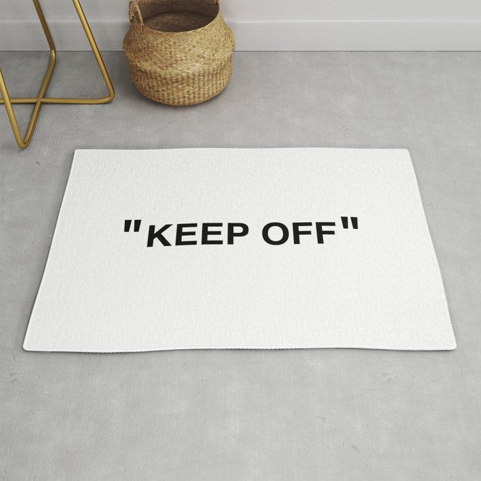 "KEEP OFF" Rug Gallery Image 1