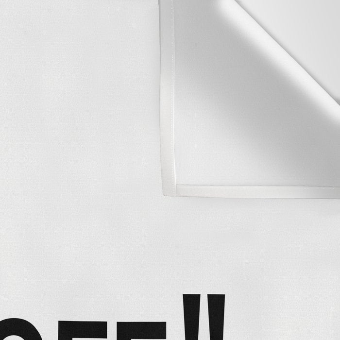 "KEEP OFF" Wall Tapestry Gallery Image 3