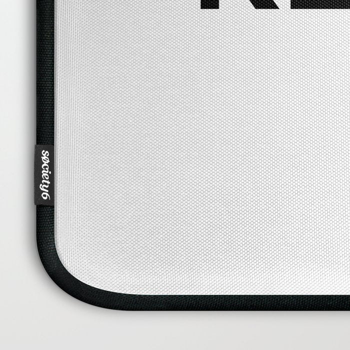 "KEEP OFF" Laptop Sleeve Gallery Image 3