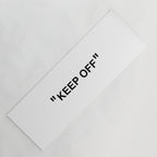 "KEEP OFF" Yoga Mat Gallery Image 1