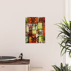 Vintage Hawaii Barkcloth Tapa Beach design Poster Gallery Image 2