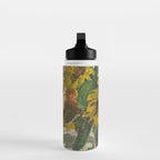 Beautiful still life of sunflowers in a vase portrait floral painting by Dorothea Sharp Water Bottle Gallery Image 3