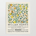 William Morris Yellow Lemons Art Exhibition Print Poster Gallery Image 4