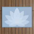 Lotus Flower Minimalism X Outdoor Rug Gallery Image 1