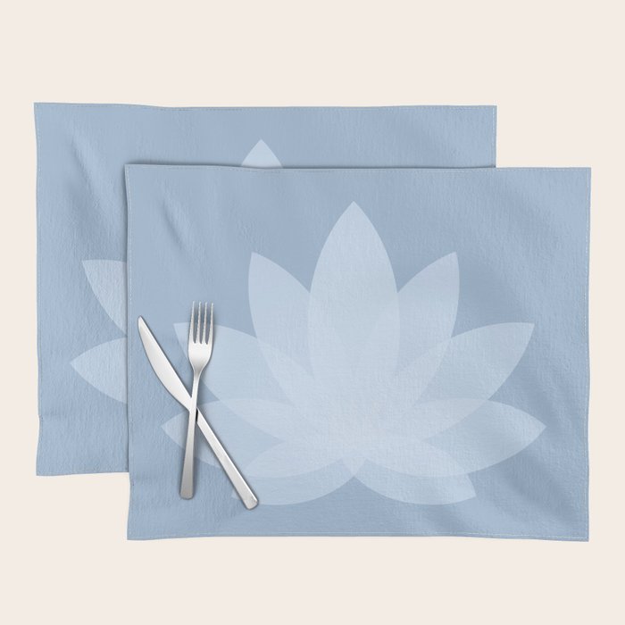 Lotus Flower Minimalism X Placemat Gallery Image 1