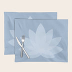 Lotus Flower Minimalism X Placemat Gallery Image 1