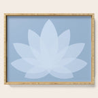 Lotus Flower Minimalism X Serving Tray Gallery Image 1