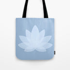 Lotus Flower Minimalism X Tote Bag Gallery Image 1