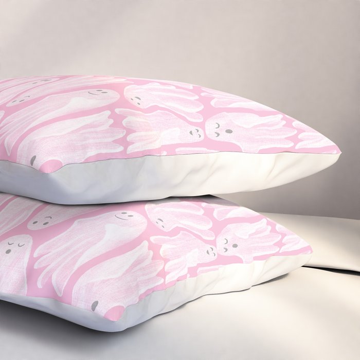 Gossamer Ghosts - pink Pillow Sham Gallery Image 3