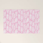 Gossamer Ghosts - pink Welcome Mat Gallery Image 1
