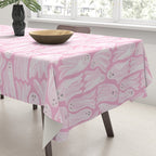 Gossamer Ghosts - pink Tablecloth Gallery Image 3