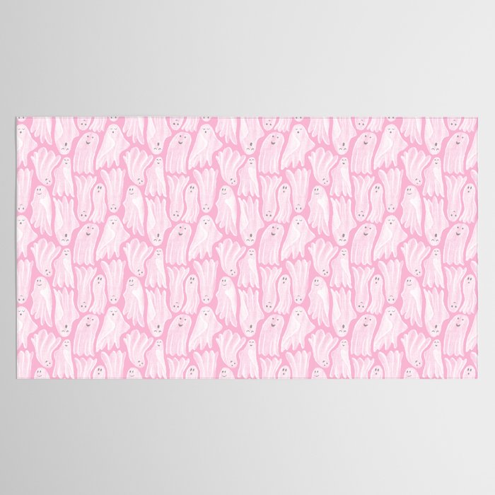 Gossamer Ghosts - pink Tablecloth Gallery Image 2