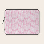 Gossamer Ghosts - pink Laptop Sleeve Gallery Image 1