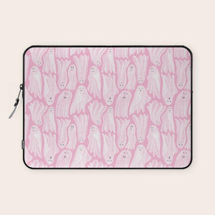 Gossamer Ghosts - pink Laptop Sleeve Gallery Image 1