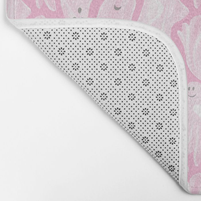 Gossamer Ghosts - pink Bath Mat Gallery Image 2