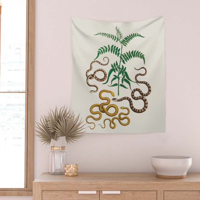 Vipers Aspis hugyi Serpentes Shinus molle Poster Print by Albertus SEBA Wall Tapestry Gallery Image 2