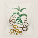 Vipers Aspis hugyi Serpentes Shinus molle Poster Print by Albertus SEBA Wall Tapestry Gallery Image 4