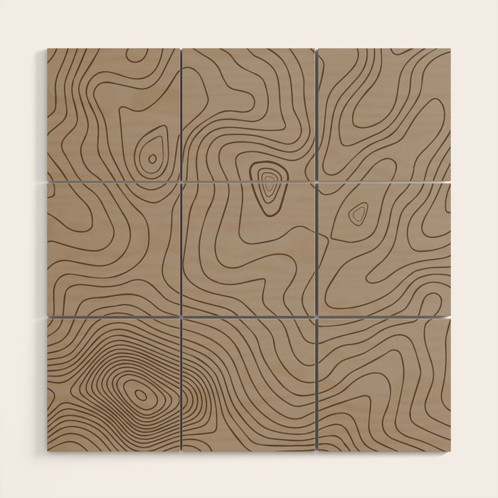 Terracota Wood Wall Art Gallery Image 1