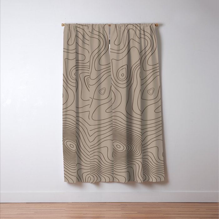 Terracota Window Curtain Gallery Image 3