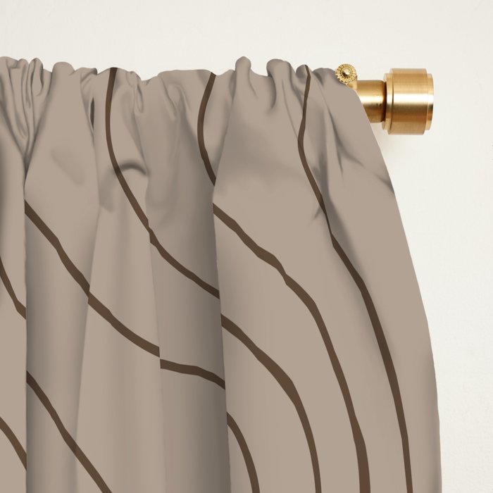 Terracota Window Curtain Gallery Image 2