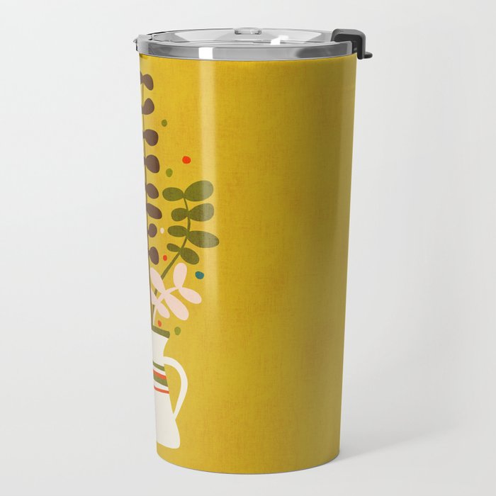 Potted Leaves Travel Mug Gallery Image 2
