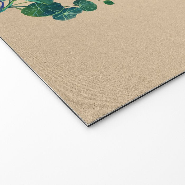 Floral Luna Moth Welcome Mat Gallery Image 2