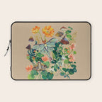 Floral Luna Moth Laptop Sleeve Gallery Image 1