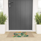 Floral Luna Moth Welcome Mat Gallery Image 3