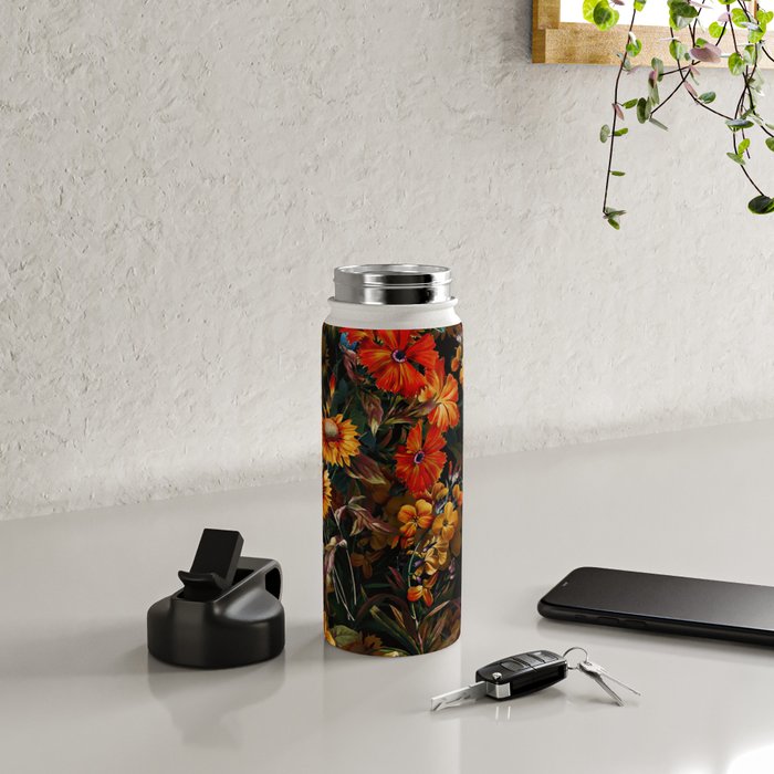 Midnight Garden VII Water Bottle Gallery Image 4