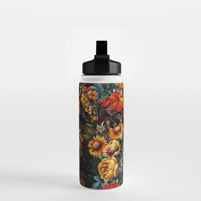 Midnight Garden VII Water Bottle Gallery Image 2