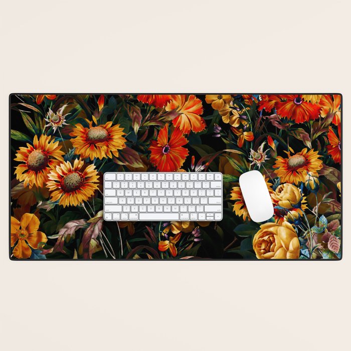 Midnight Garden VII Desk Mat Gallery Image 1