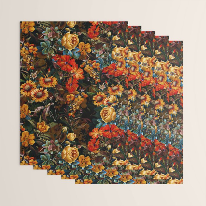 Midnight Garden VII Wrapping Paper Gallery Image 3
