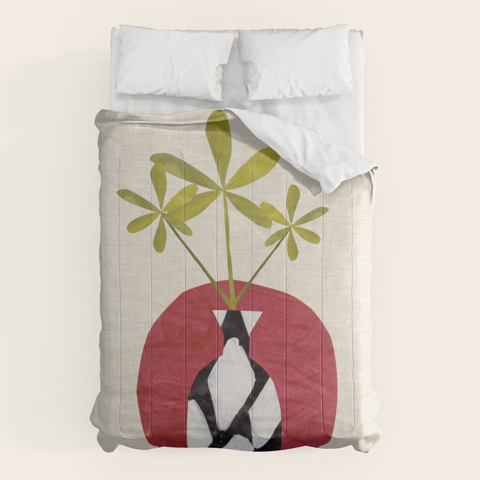Red Moon Diamond Vase Comforter Gallery Image 1