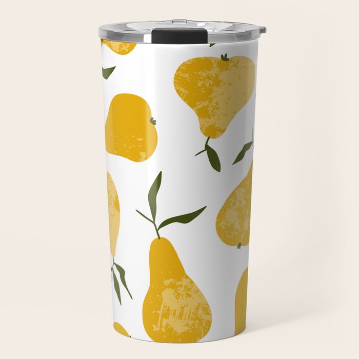 Yellow pear Travel Mug Gallery Image 1