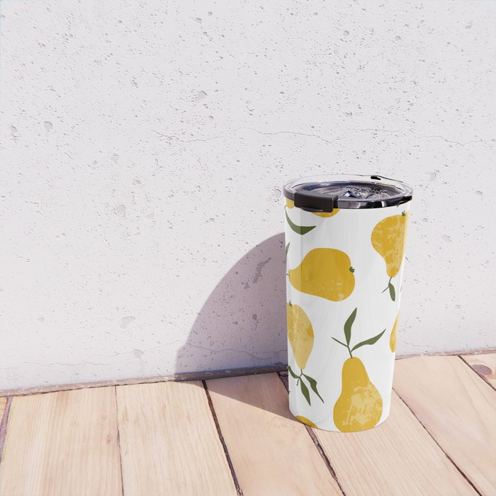 Yellow pear Travel Mug Gallery Image 4
