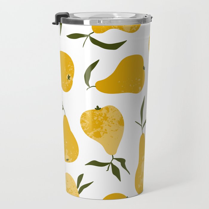 Yellow pear Travel Mug Gallery Image 3