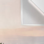 The Rovinj Sunset | Pastel colored travel photography at the sea | ocean print Wall Tapestry Gallery Image 3