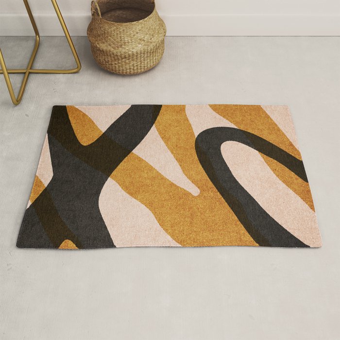 ABSTRACT ALPHABET / Script Q Rug Gallery Image 1