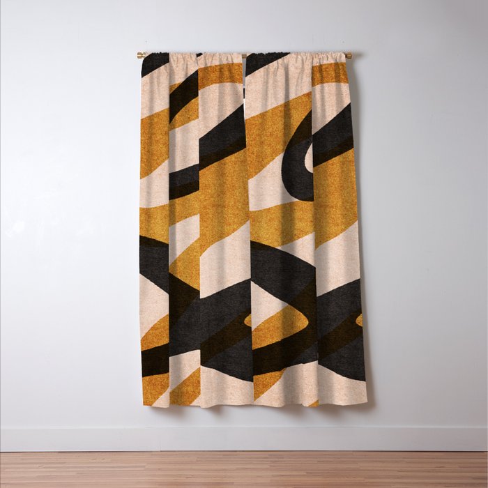 ABSTRACT ALPHABET / Script Q Window Curtain Gallery Image 3