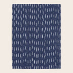 Boho Prints, Raindrops, Indigo Blue, Minimalism, Abstract Art Poster Gallery Image 4