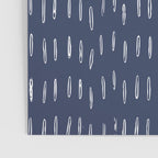 Boho Prints, Raindrops, Indigo Blue, Minimalism, Abstract Art Poster Gallery Image 3