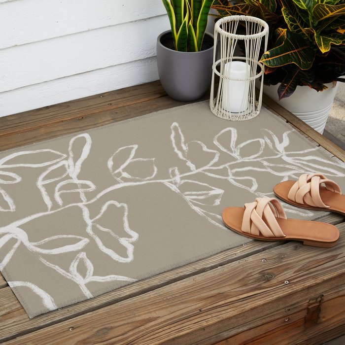 Elegant Branch #5 Outdoor Rug Gallery Image 2