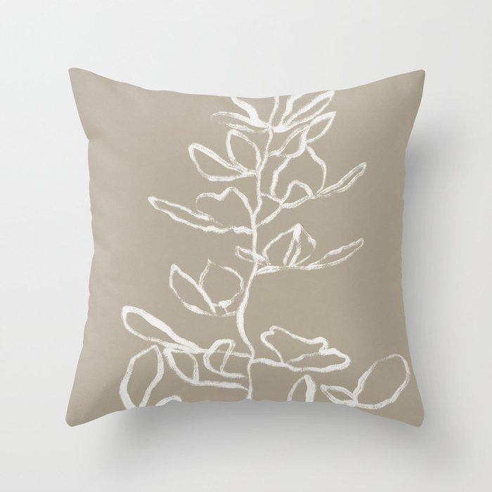 Elegant Branch #5 Throw Pillow Gallery Image 6