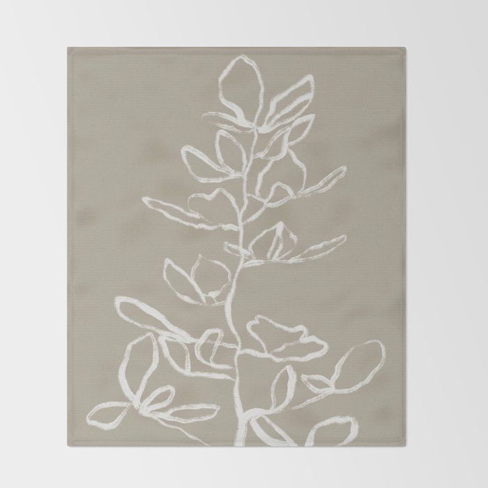 Elegant Branch #5 Throw Blanket Gallery Image 2