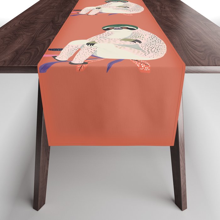 Just Slothin' Around Table Runner Gallery Image 1