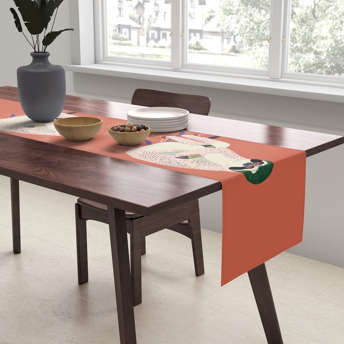 Just Slothin' Around Table Runner Gallery Image 2