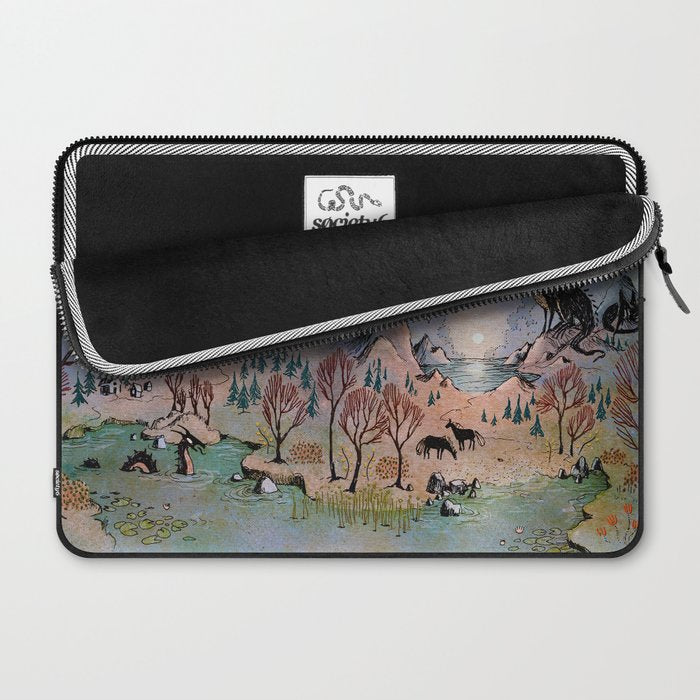 Dragon Hills Laptop Sleeve Gallery Image 2