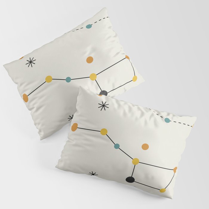 Ursa Major & Ursa Minor Pillow Sham Gallery Image 3
